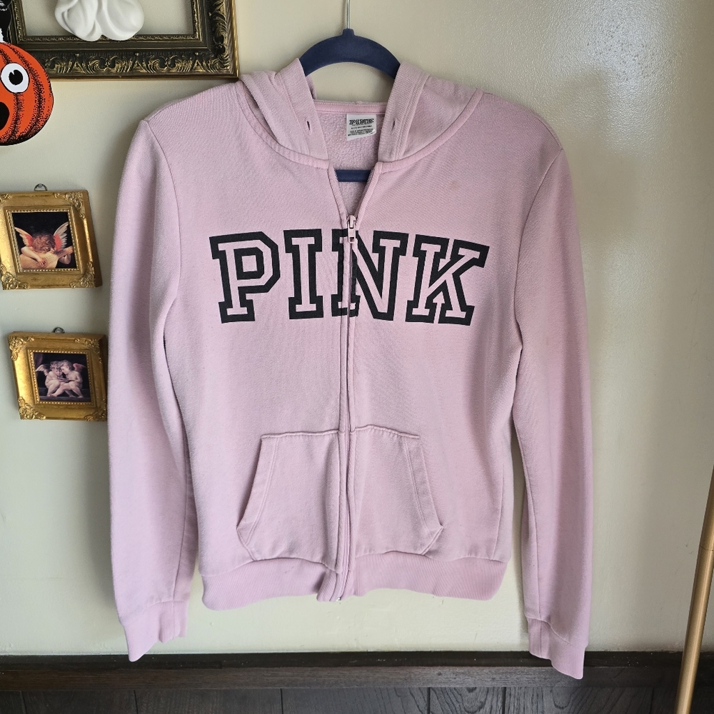 PINK Victoria's Secret pink zip up jacket